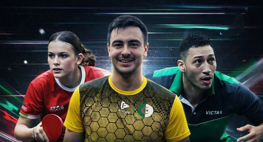 إنجاز تاريخي لتنس الطاولة الجزائرية في كأس إفريقيا ببنغازي : تأهل ثلاثة رياضيين إلى كأس العالم بماكاو