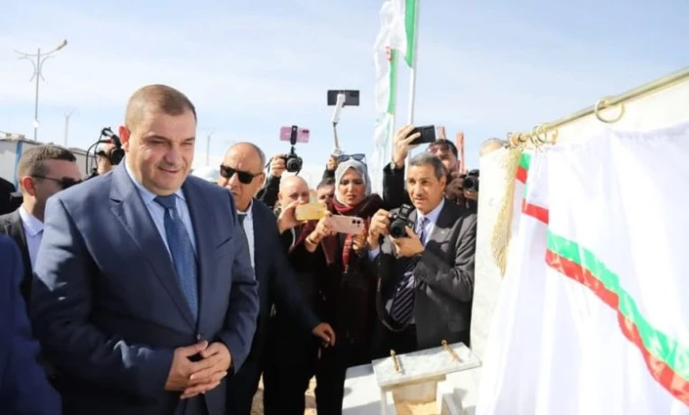 وزير العدل حافظ الأختام يضع حجر الأساس لمشروع إنجاز مقر المجلس القضائي  بأولاد جلال