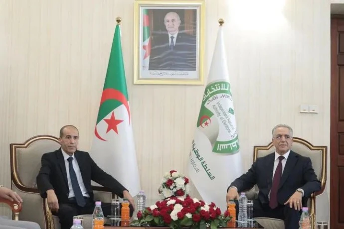 رئيس السلطة الوطنية المستقلة للانتخابات يستقبل رئيس حزب التجديد الجزائري