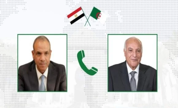 عطاف يتلقى مكالمة هاتفية من نظيره المصري