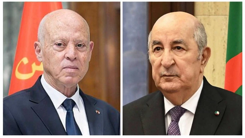 رئيس الجمهورية يجري مكالمة هاتفية مع نظيره التونسي