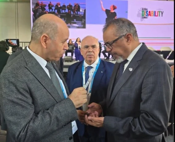 سايحي يبحث ببرلين مع المدير العام لمنظمة الصحة العالمية سبل تعزيز  التعاون الصحي