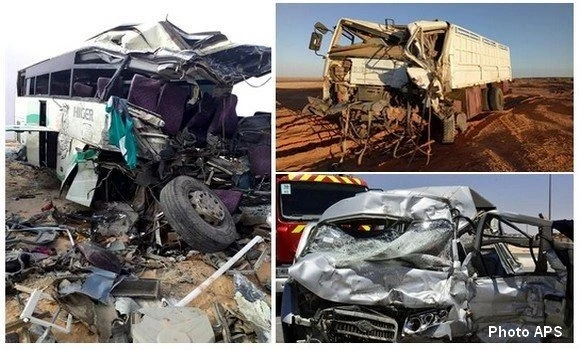 حوادث المرور : وفاة 32 شخصا وإصابة 2030 آخرين بجروح في ظرف أسبوع