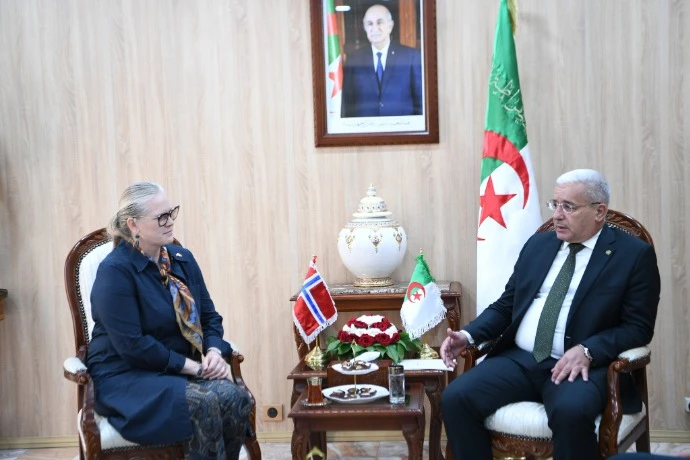 بوغالي يستقبل سفيرة مملكة النرويج بالجزائر