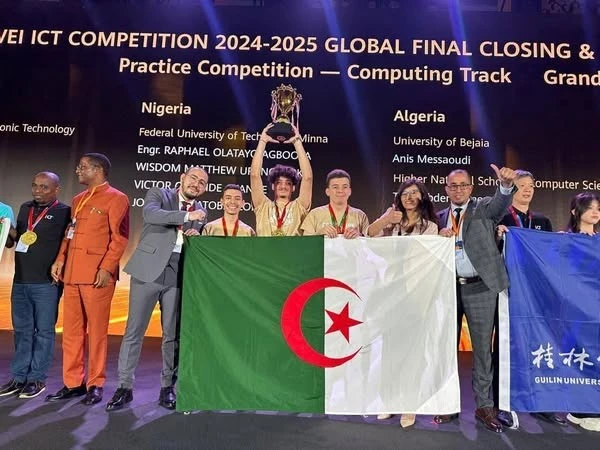 تألق 14 طالبا جزائريا في النهائيات العالمية لمسابقة هواوي لتكنولوجيا  المعلومات والاتصالات