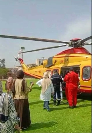 إجلاء جوي لأربعة مصابين من بجاية نحو مستشفى الحروق الكبرى بزرالدة بالجزائر العاصمة