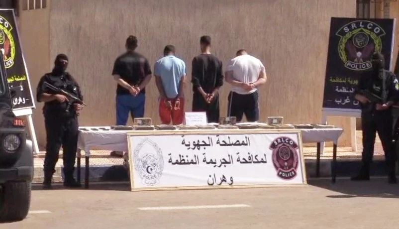 وهران : الإطاحة بشبكة منظمة للإتجار بالمخدرات وضبط قرابة 30 كلغ من  الكوكايين