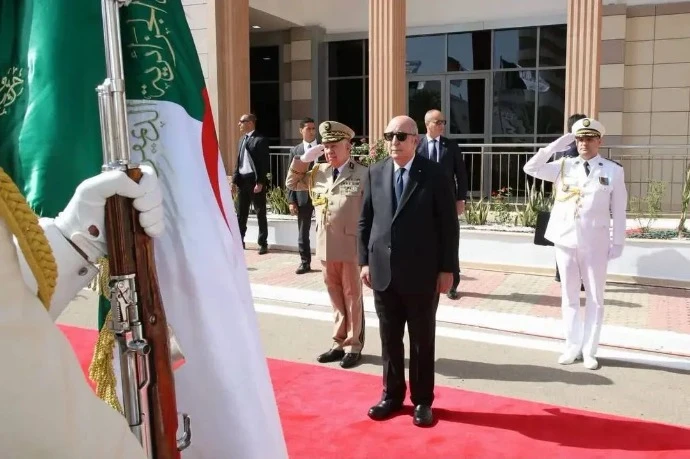 رئيس الجمهورية يترأس مراسم الاحتفال باليوم الوطني للجيش الوطني الشعبي