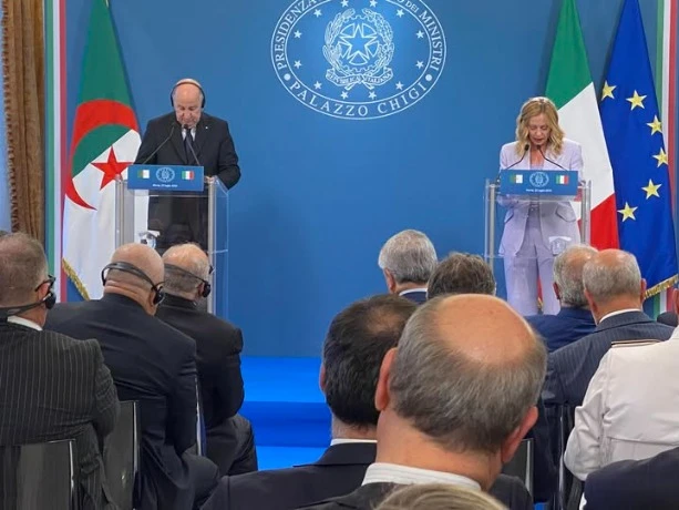 رئيس الجمهورية يترأس رفقة السيدة ميلوني بروما الدورة الخامسة للقمة الحكومية الجزائرية-الإيطالية رفيعة المستوى