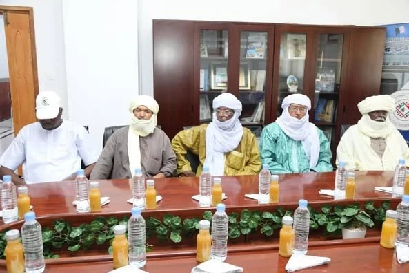 حملاوي تستقبل وفدا من أعيان  ولاية جانت
