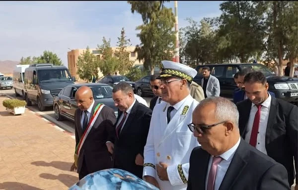 سعيود يشرع في زيارة عمل وتفقد إلى ولاية النعامة