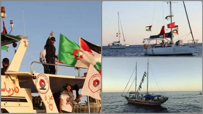 توالي التنديدات والاحتجاجات الدولية والشعبية إثر اعتداء الكيان الصهيوني على أسطول "الصمود" العالمي