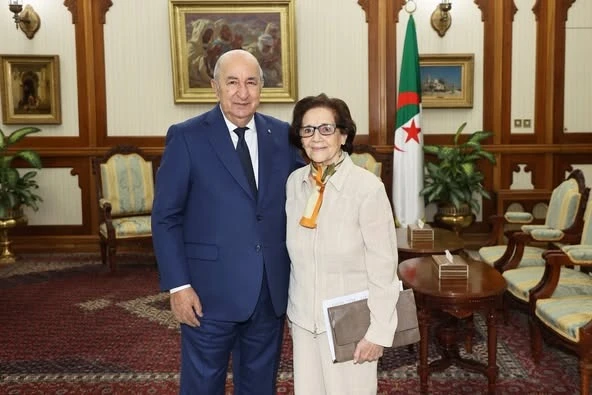 رئيس الجمهورية يستقبل المجاهدة جميلة بوحيرد
