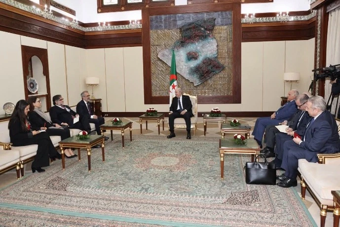 رئيس الجمهورية يستقبل وزير الدولة وزير الشؤون الخارجية البرتغالي