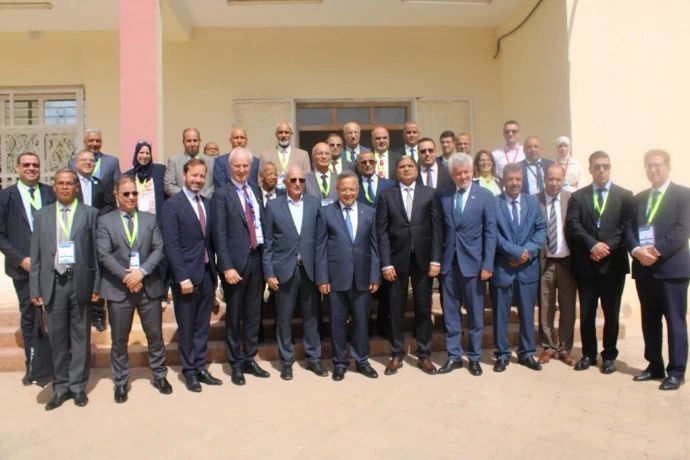 خلال اشرافه على  الافتتاح الرسمي لفعاليات الجمعية العامة الرابعة للشبكة الأفريقية الاوروبية للتعاون الاكاديمي بسعيدة   : بداري يثمن جهود الجامعة الجزائرية  في  التفتح على المؤسسات البحثية العالمية وتحويل الأذكار المبتكرة