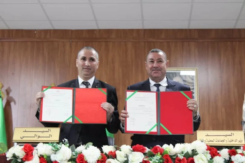 وزير الداخلية يشرف على تنصيب ابراهيم وادي واليا لولاية مسعد