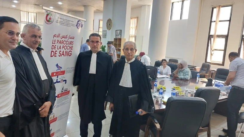 تحت شعار متحدون لفعل الخير ...منظمة المحامين لناحية وهران تنظم حملة للتبرع بالدم