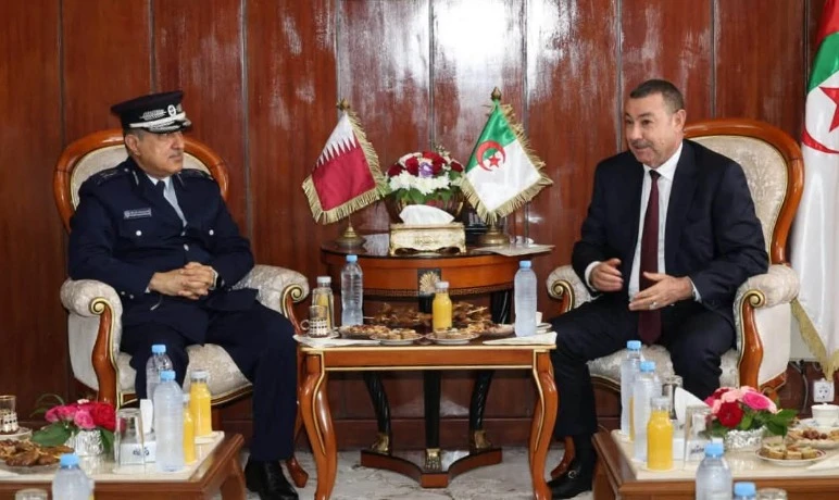 سعيود يستقبل مدير إدارة التعاون الدولي بوزارة الداخلية القطرية