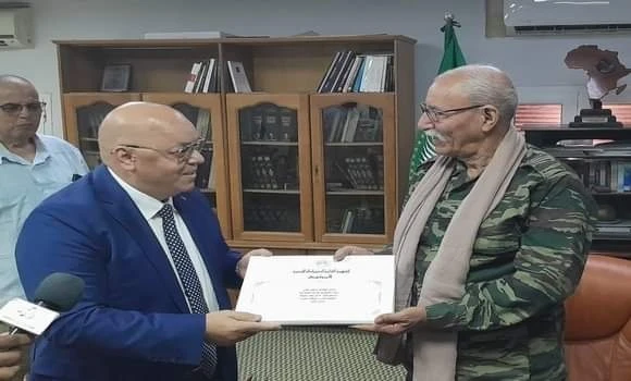 ربيقة يسلم دعوة إلى الرئيس الصحراوي لحضور احتفالات الذكرى ال70 لاندلاع الثورة التحريرية