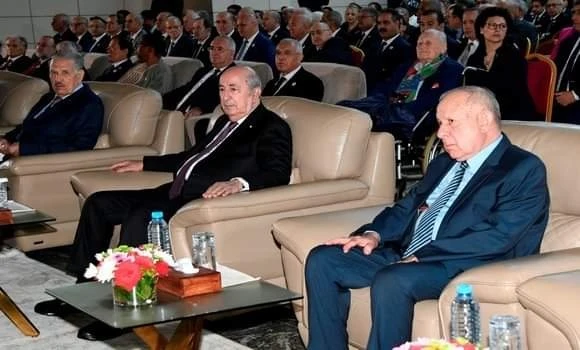 رئيس الجمهورية يترأس حفل استقبال بالنادي الوطني للجيش