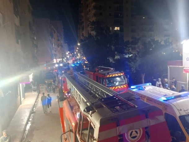 جريحان  واضرار مادية في انفجار  الغاز   بحي العقيد لطفي