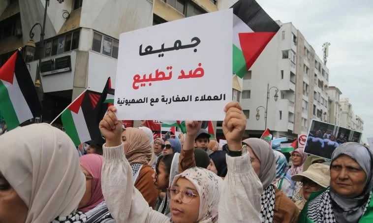 المغرب: انتصار المقاومة في غزة يؤجج مطالب اسقاط التطبيع