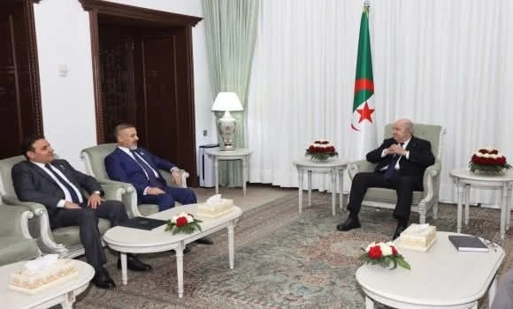 رئيس الجمهورية يستقبل المبعوث الخاص للرئيس العراقي