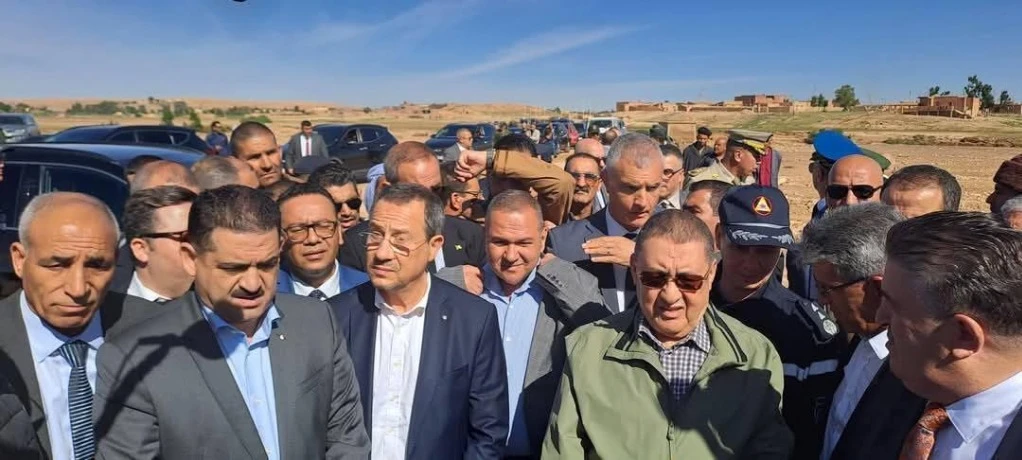 بتعليمات من رئيس الجمهورية، وفد وزاري يتنقل إلى المناطق المتضررة جراء التقلبات الجوية الأخيرة