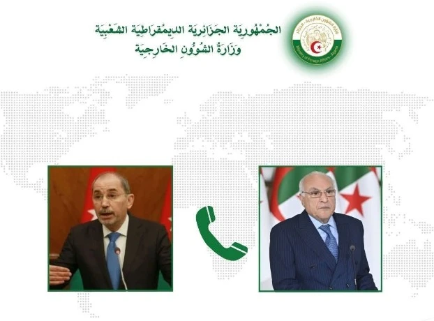 عطاف يتلقى مكالمة هاتفية من نظيره الاردني