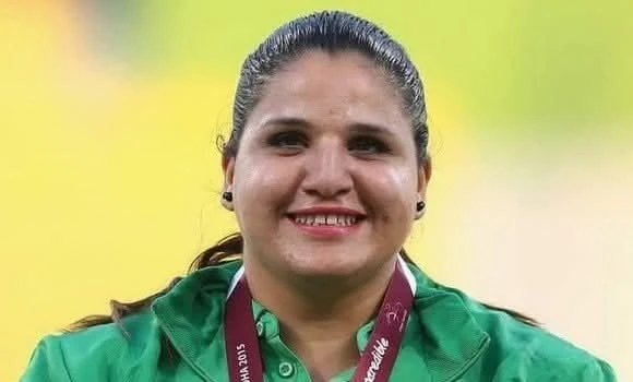 نسيمة صيفي تفوز بمسابقة رمي القرص في الجائزة الكبرى لألعاب القوى أولوموك بجمهورية التشيك