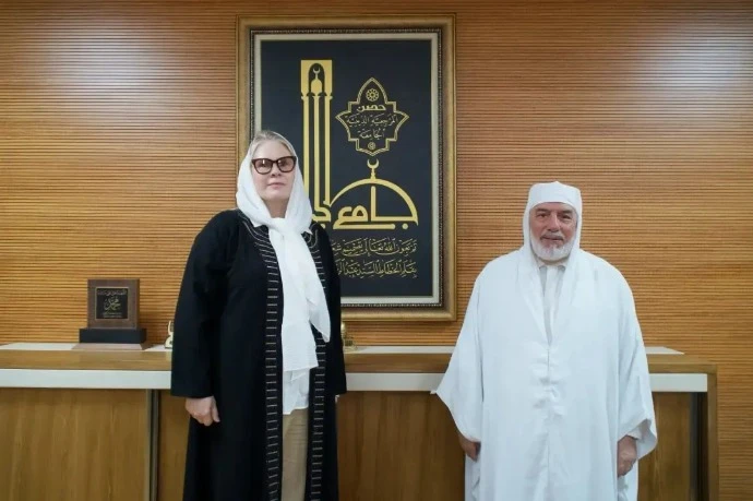 عميد جامع الجزائر يستقبل سفيرة مملكة النرويج بالجزائر