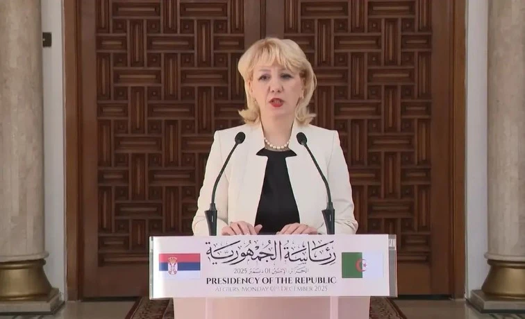 سفيرة صربيا تشيد بمستوى علاقات بلادها مع الجزائر