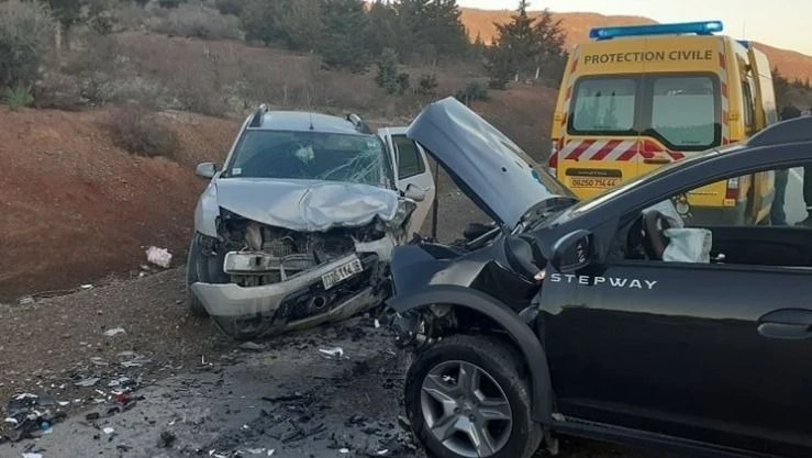 حوادث الطرقات: وفاة 8 أشخاص وإصابة 205 آخرين خلال الـ 24 ساعة الأخيرة