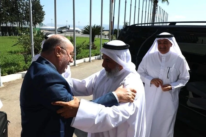 وزير الشؤون الدينية يستقبل نظيره القطري