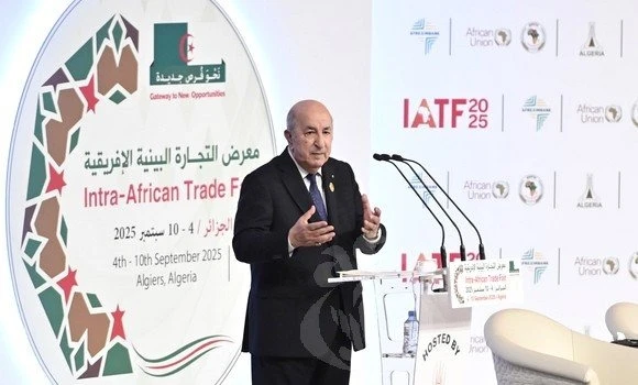 معرض التجارة البينية الإفريقية: رئيس الجمهورية يدعو المتعاملين إلى ضرورة  الوفاء بالتزاماتهم داخليا وخارجيا
