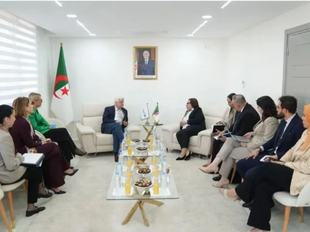 أرحاب تستقبل وفدا لمنظمة اليونيسف لمنطقة الشرق الأوسط وشمال إفريقيا