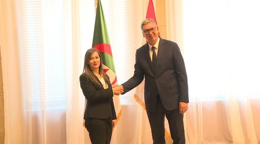 رئيسة المجلس الشعبي الوطني   تستقبل من قبل رئيس الجمهورية الصربي