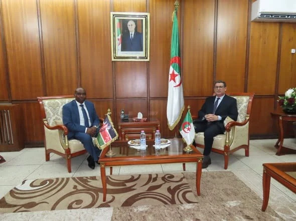 آيت مسعودان يستقبل سفير جمهورية كينيا