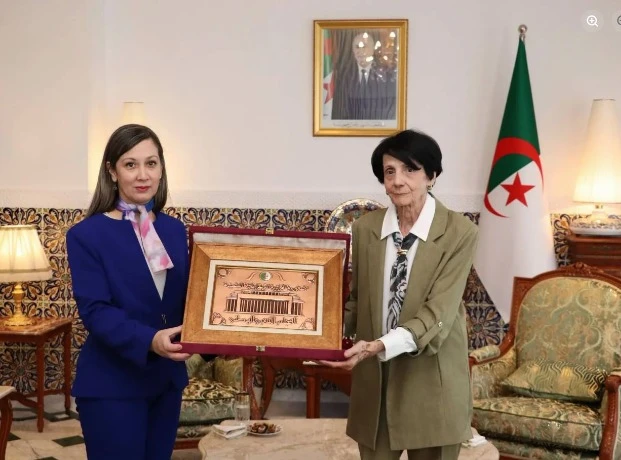 رئيسة المحكمة الدستورية تستقبل رئيسة المجلس الشعبي الوطني