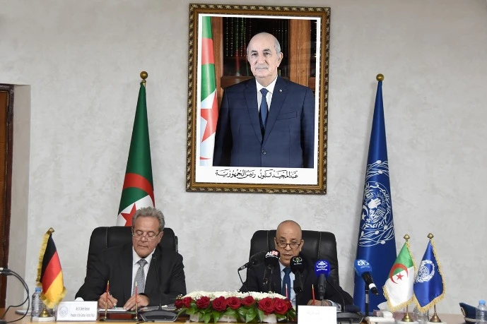 المدير العام للأمن الوطني يعقد اجتماع عمل مع  رئيس الشرطة الألمانية