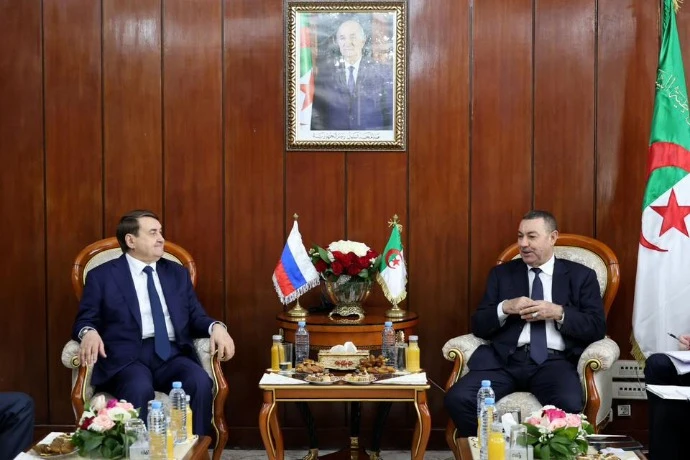 سعيود يستقبل مستشار الرئيس الروسي للتعاون الدولي في مجال النقل