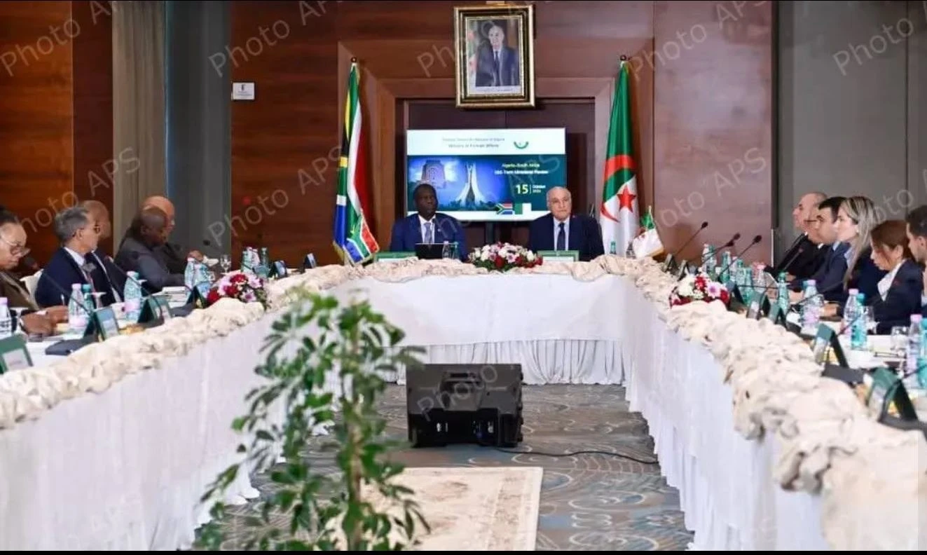 الجزائر/جنوب افريقيا : انطلاق الاجتماع الوزاري المخصص لمتابعة تنفيذ مخرجات  الدورة السابعة للجنة العليا الثنائية للتعاون