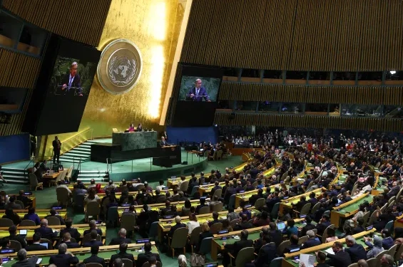الجمعية العامة للأمم المتحدة : اتفاق وقف إطلاق النار في غزة "بصيص أمل" بعد  700 يوم من الموت والدمار