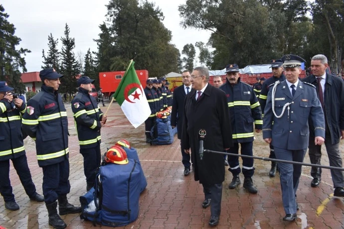 زلزال تركيا : الجزائر ترسل 89 عون حماية مدنية متخصصين في الكوارث الطبيعية