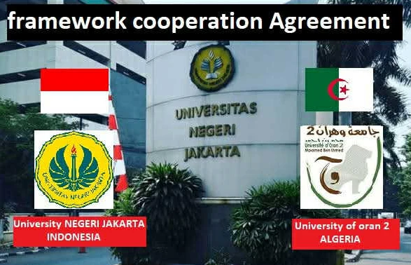 جامعة وهران 2 توقع اتفاقية تعاون أكاديمي مع جامعة نيجري جاكرتا الإندونيسية