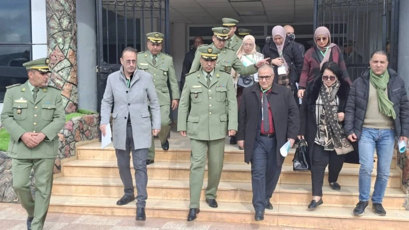 زيارة موجهة لوسائل الاعلام  الوطنية إلى  مدرسة ضباط الصف للعتاد الشهيد بن دراوة عبد القادر  للناحية العسكرية  الثانية