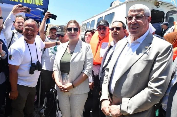 نجيبة جيلالي في زيارة عمل وتفقد : هيئة خاصة لتسيير  المحمية حبيباس