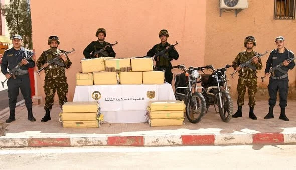 بشار : إحباط محاولة إدخال أزيد من 10 قناطير من الكيف المعالج قادمة من  المغرب
