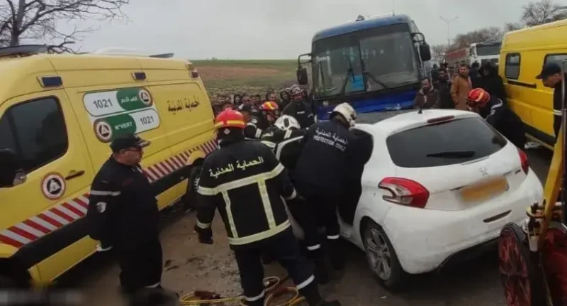 حوادث الطرقات: وفاة 36 شخصا وإصابة 1984 آخرين خلال أسبوع