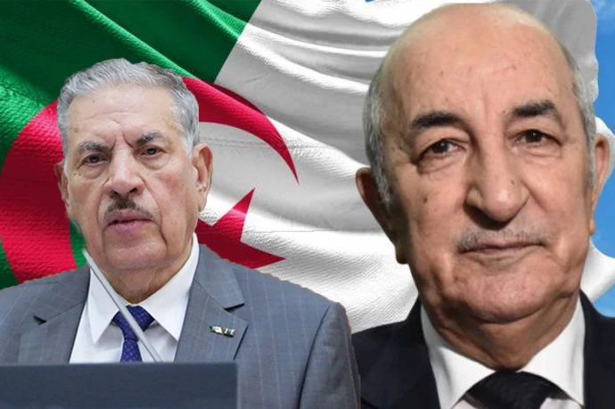 السيد قوجيل يوقع باسم رئيس الجمهورية على سجل  التعازي إثر وفاة الشيخ خليفة بن زايد